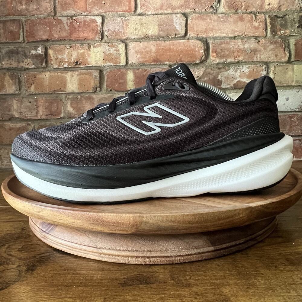 New Balance 1080v15 Womens 8 Black Neutral Soft Cushion Daily Running Shoes